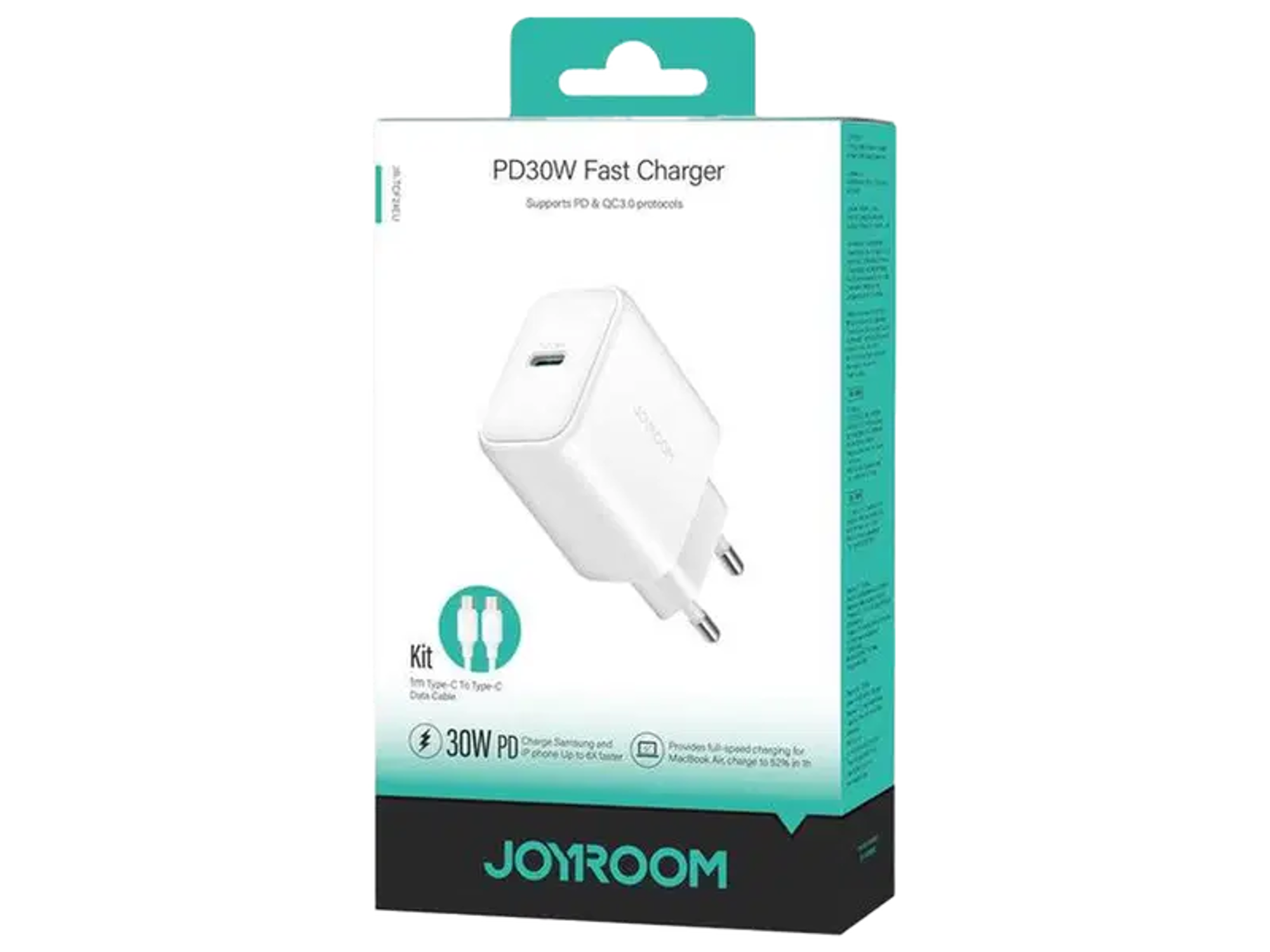 JoyRoom JR-TCF24 PD 20W Charger+ C to C 1m cable