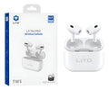 LITO LT-T04 PRO True Wireless Earbuds with a white charging case.