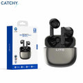 Lito LT T11 TWS Bluetooth Wireless Earphones in a titanium finish