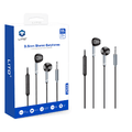 Lito type-c stereo earphone with a metallic grey design